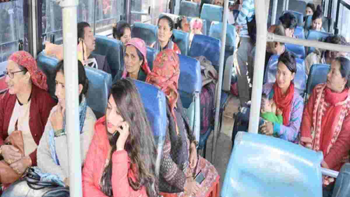 Ladies Haryana Roadways Bus