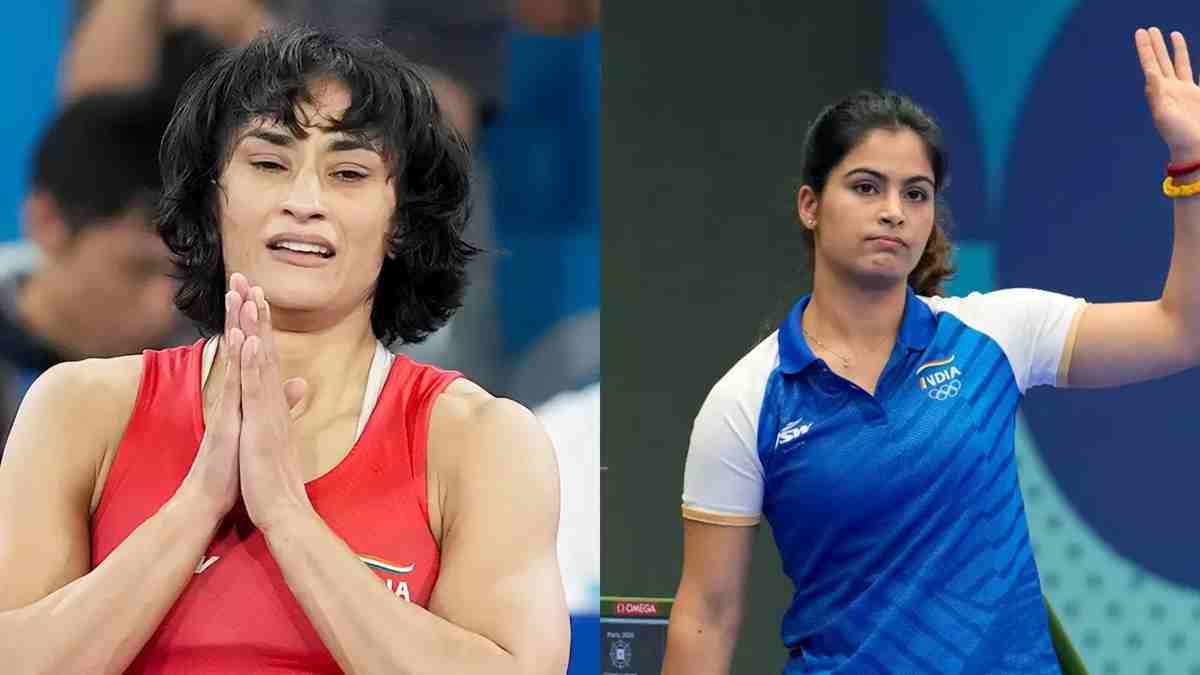 Manu Bhaker Vinesh Phogat