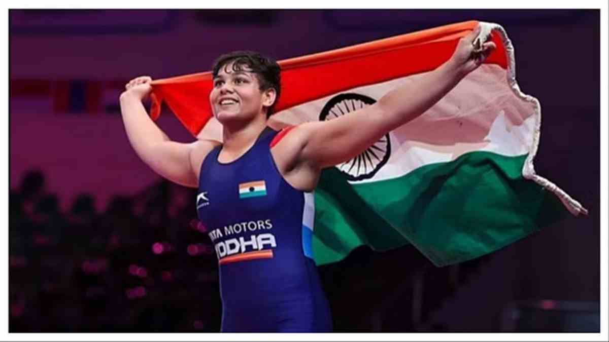 U 17 World Championships Wrestler Mansi Lather won gold