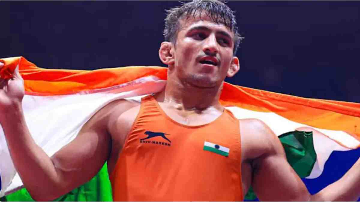 Chirag Chikara Won Gold In Under 23 World Wrestling Championship